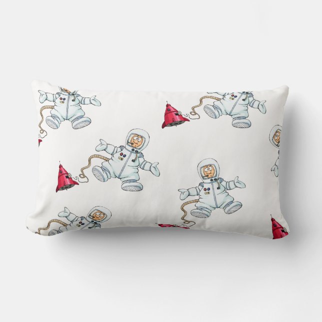 Astronaut Lendenkissen (Vorderseite)
