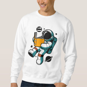Astronaut lesen: Lernen ohne Gravitation Sweatshirt