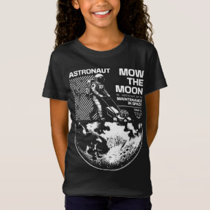 Astronaut mäht den Mond - Funny Space Maintenance T-Shirt