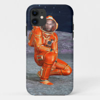 Astronaut Mars Space Explorer auf Alien Planet