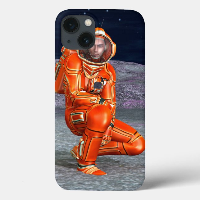 Astronaut Mars Space Explorer auf Alien Planet Case-Mate iPhone Hülle (Rückseite)
