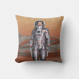 Astronaut Mars - Space Explorer auf Alien Planet Kissen