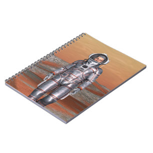 Astronaut Mars - Space Explorer auf Alien Planet Notizblock
