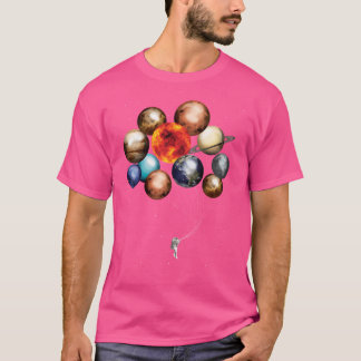 Astronaut mit Balloons T-Shirt