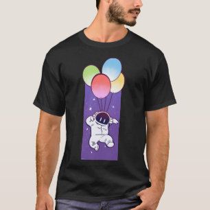 Astronaut mit Balloons T-Shirt