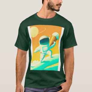Astronaut mit Eiscreme 2 T-Shirt