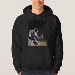 Astronaut mit Pint Hoodie