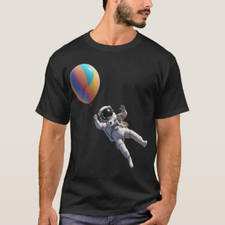 Astronaut mit Planet Ballon Art. T-Shirt