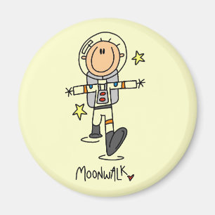 Astronaut Mondspaziergang T-Shirts und Geschenke Magnet