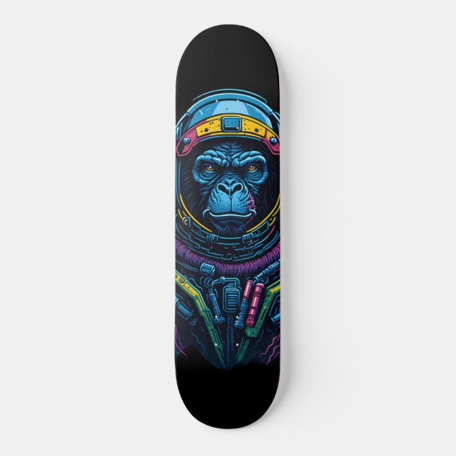Astronaut Monkey Skateboard (Vorderseite)