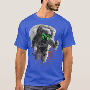 Astronaut Monster Space Moon Space Planets T - Shi T-Shirt