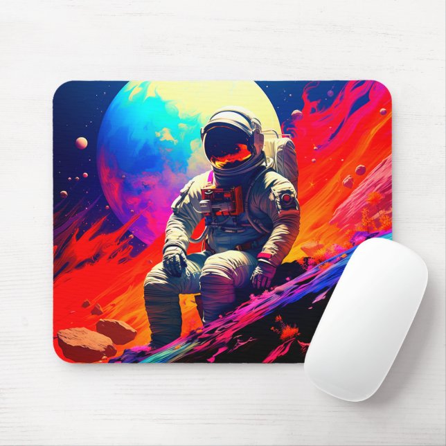 Astronaut Mousepad (Mit Mouse)