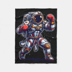 Astronaut Muay Thai Boxen Karate Kickboxen Marti Fleecedecke