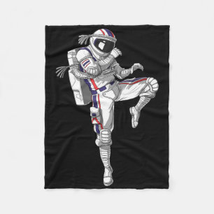 Astronaut Muay Thai Boxen Karate Kickboxen Marti Fleecedecke