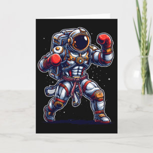 Astronaut Muay Thai Boxen Karate Kickboxen Marti Karte