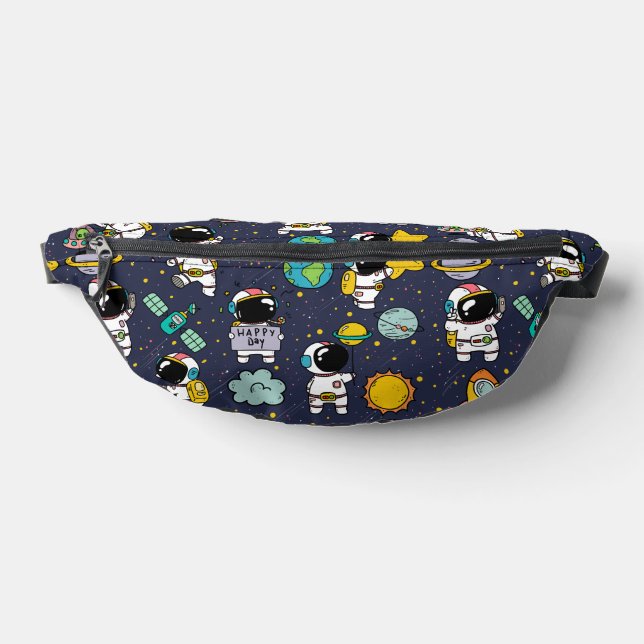 Astronaut Outer Space Cartoon Bauchtasche (Ablage )