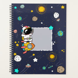 Astronaut Outer Space Cartoon Planer