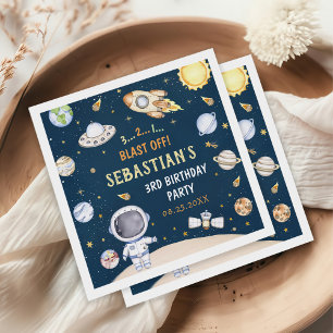 Astronaut Outer Space Geburtstagsparty Serviette