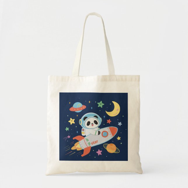 Astronaut Panda Tragetasche (Vorne)