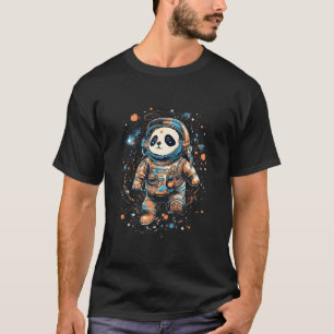 Astronaut Panda Weltraum Panda Bär Kawaii Basis T-Shirt