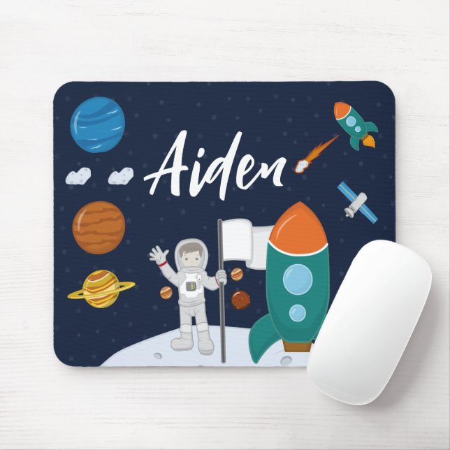 Astronaut Personalisiert Mouse Pad Mousepad (Mit Mouse)