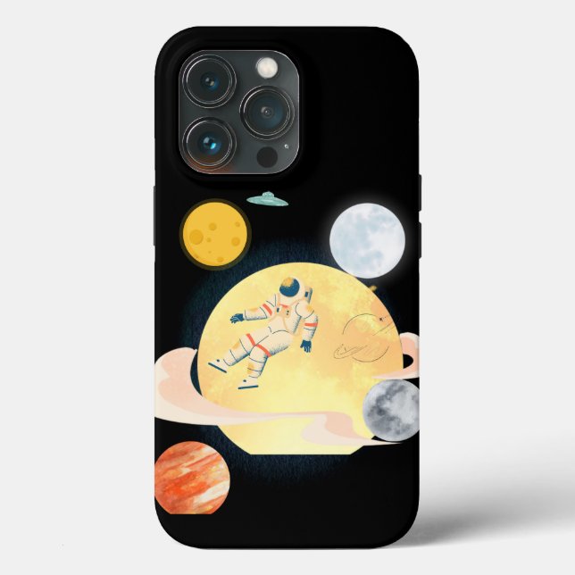Astronaut phone  Case-Mate iPhone hülle (Rückseite)