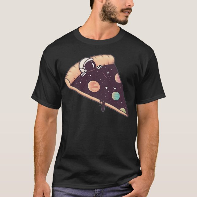 Astronaut Pizza T-Shirt (Vorderseite)