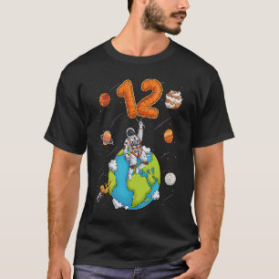 Astronaut Planet Space 12 Zwölf Jahre alt 12. T-Shirt