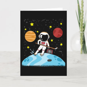 Astronaut Planeten Eishockeyspieler Weltraum Galax Karte