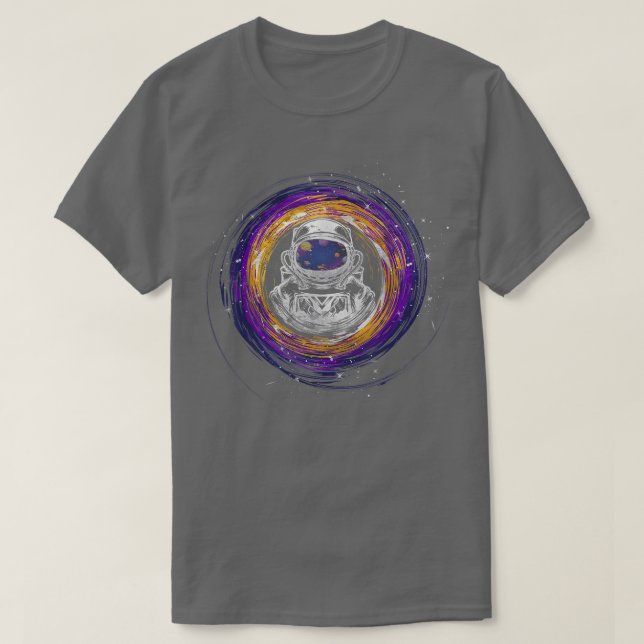 Astronaut Planets Space T-Shirt (Design vorne)