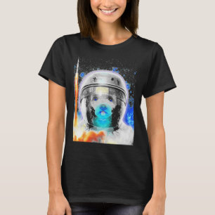 Astronaut Poodle Dog Poodle Dog Lover Poodle Dog T-Shirt