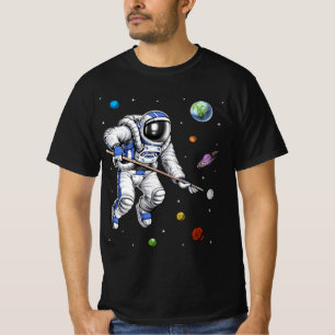 Astronaut Pool Player T-Shirt