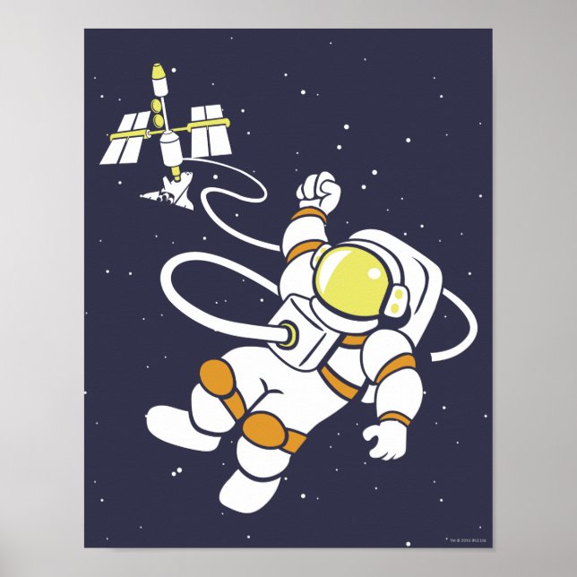 Astronaut Poster (Vorne)