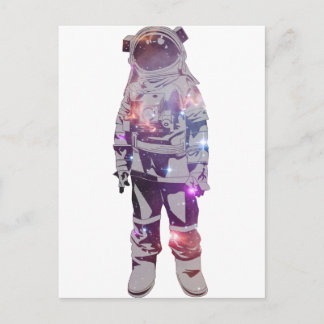 Astronaut Postkarte