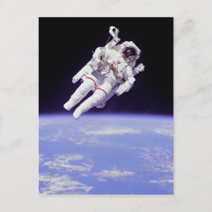Astronaut Postkarte