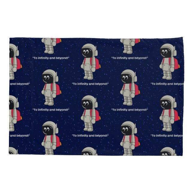 ASTRONAUT QUOTE KISSENBEZUG (Rückseite)