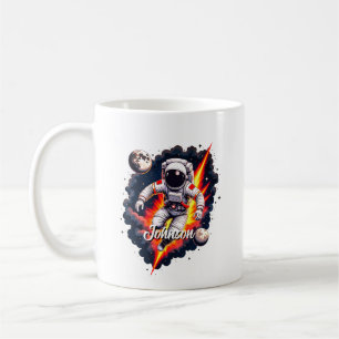 Astronaut Raum Erkundung Design Kaffeetasse