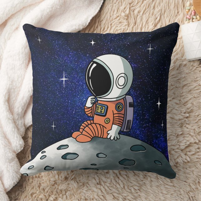 Astronaut, Raumfahrer, kosmischer Kissen (Decke)
