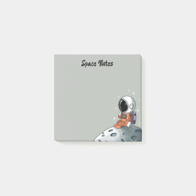 Astronaut, Raumfahrer Post-it Klebezettel (Vorderseite)