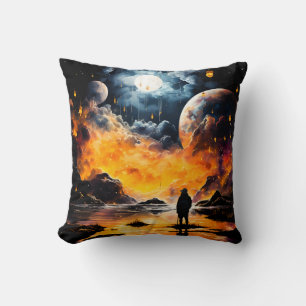 Astronaut Reisen Kosmischer Horizont Reise Kissen