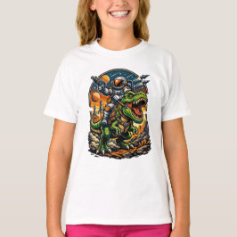 Astronaut reitet auf einem T-Rex – Epischer Weltra T-Shirt