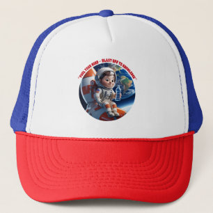 "Astronaut Rocket Space Adventure Cap Truckerkappe