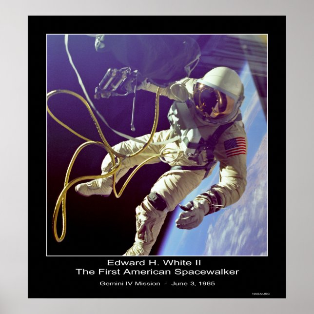 Astronaut Russell L. Schweickart Apollo 9 Mission Poster (Vorne)