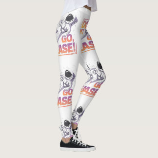 Astronaut schwebt im Weltraum Kosmische Abenteuerg Leggings