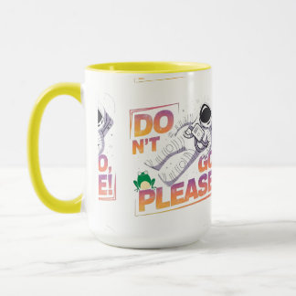Astronaut schwebt im Weltraum Kosmische Abenteuerg Tasse