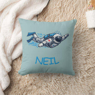 Astronaut Schwimmen Kissen