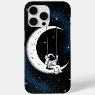 Astronaut schwingt auf dem Mond in einem Sternenhi Case-Mate iPhone Hülle