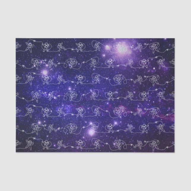 Astronaut Seidenpapier (Vorderseite)