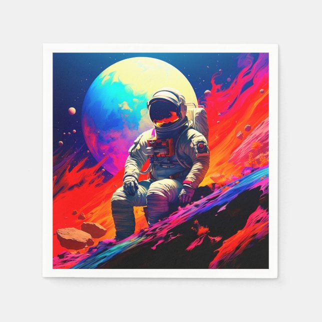 Astronaut Serviette (Vorderseite)