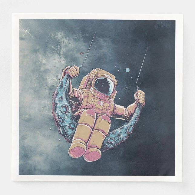 Astronaut Serviette (Vorderseite)